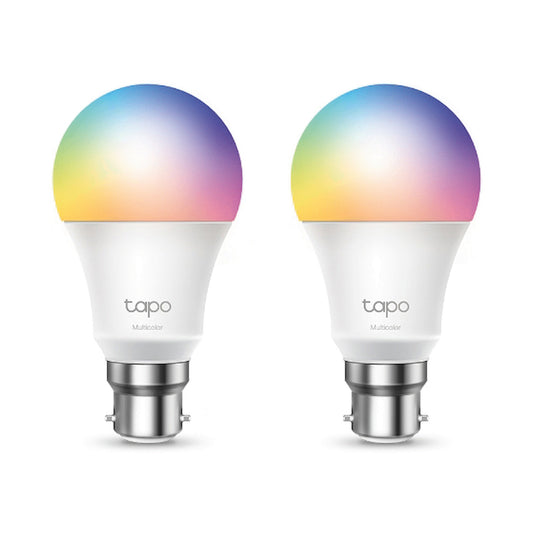 TP-Link Tapo L530B (2-Pack) Smart Wi-Fi Light Bulb - Multicolour