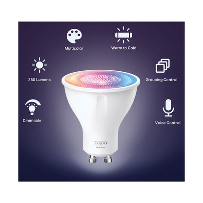 TP-Link Tapo L630 3.7w Smart Wi-Fi Multicolour, Dimmable, GU