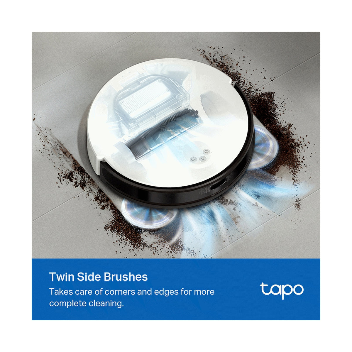 TP-Link Tapo RV20 Robot LIDAR Vacuum, 2600 mAh