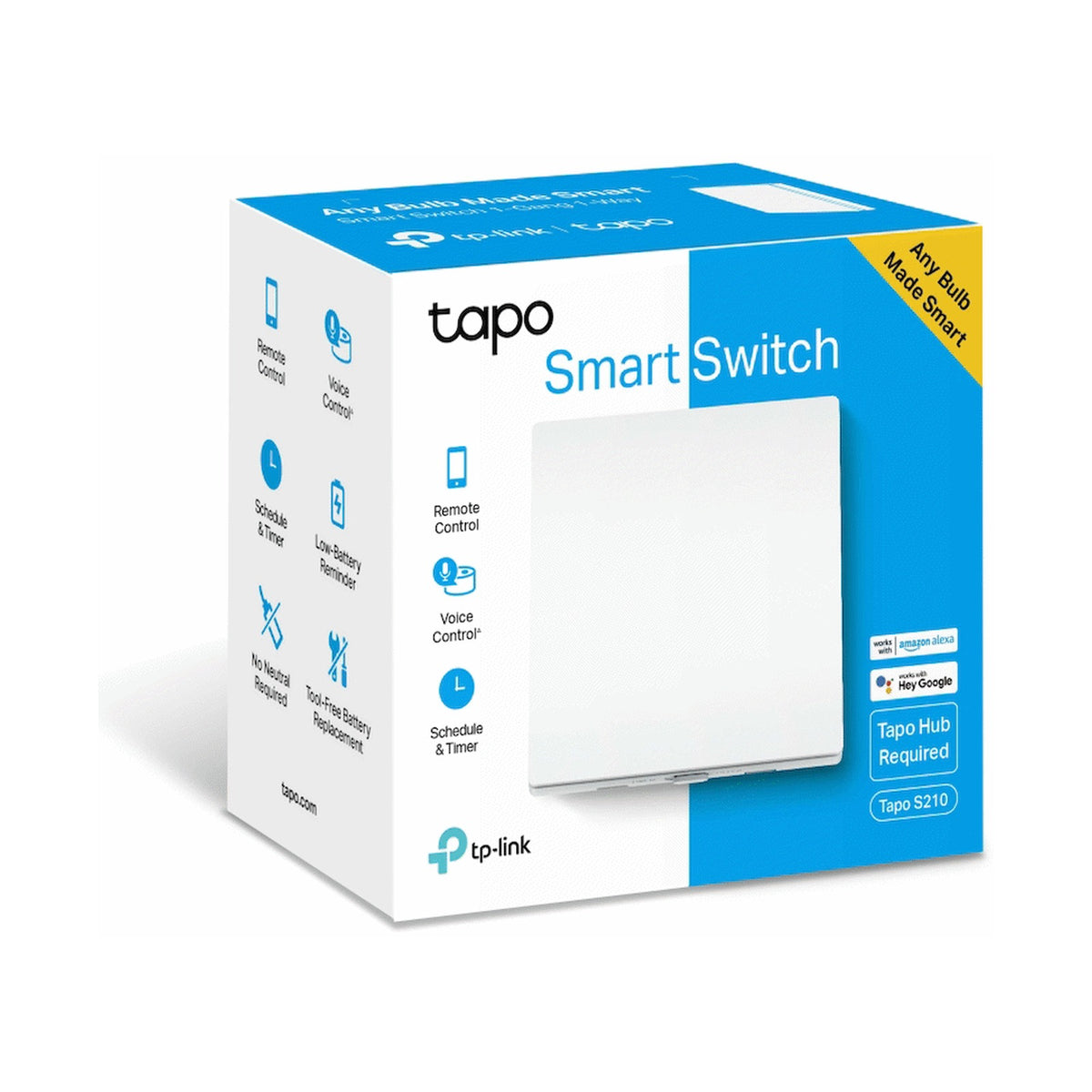 TP-Link Tapo S210 Smart Light Switch 1 Gang 1 Way