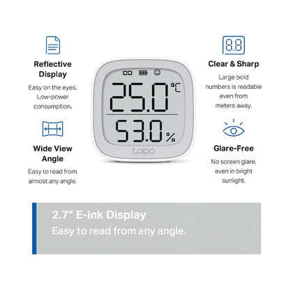 TP-Link Tapo T315 Smart 868mhz Temperature & Humidity Monitor