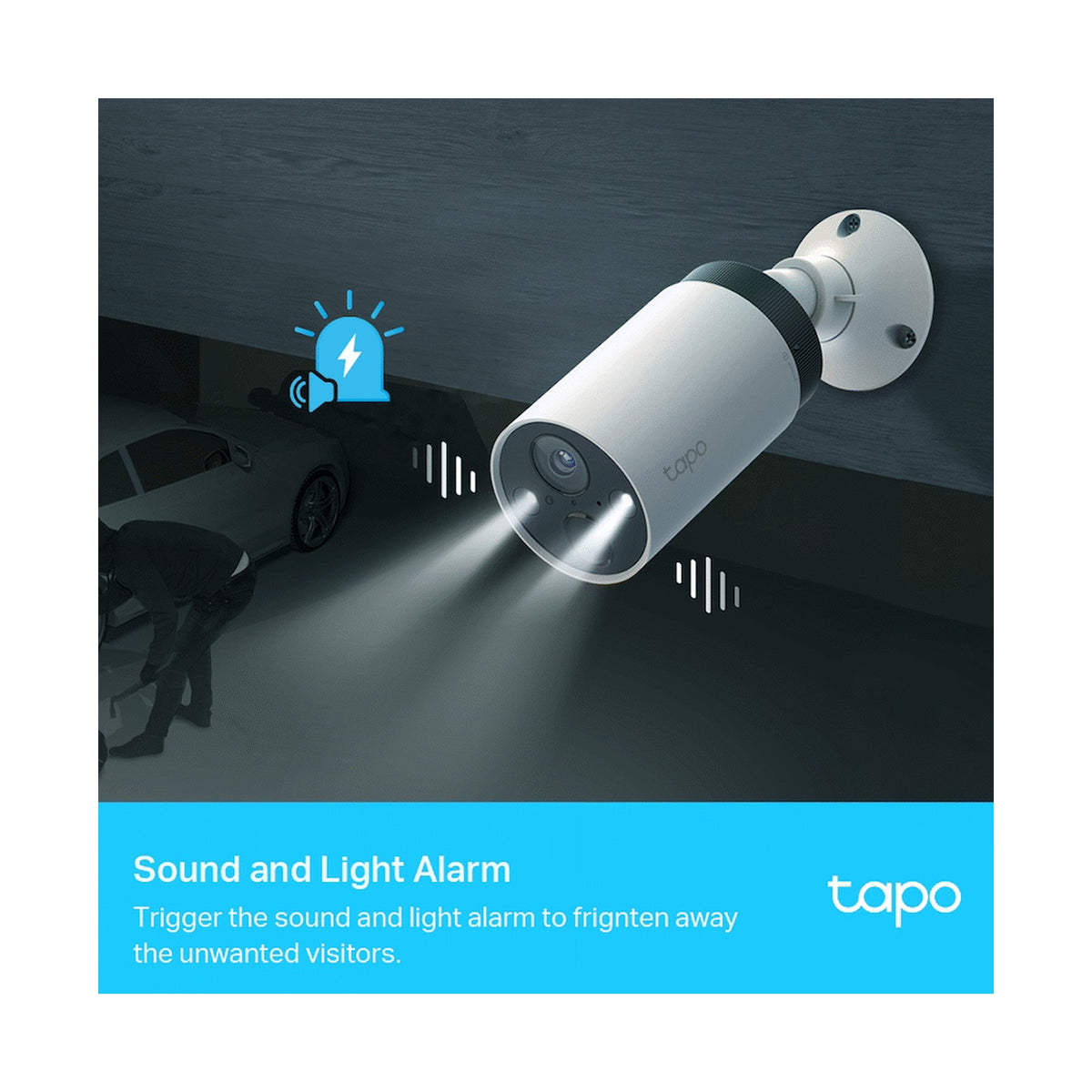 TP-Link Tapo C420 2K QHD Smart Wire-Free Security Camera, 1 Camera System