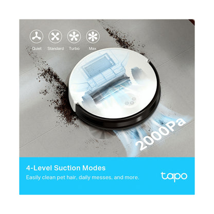 TP-Link Tapo RV10 Lite - Robot Vacuum Cleaner, Gyroscope, 2600mah