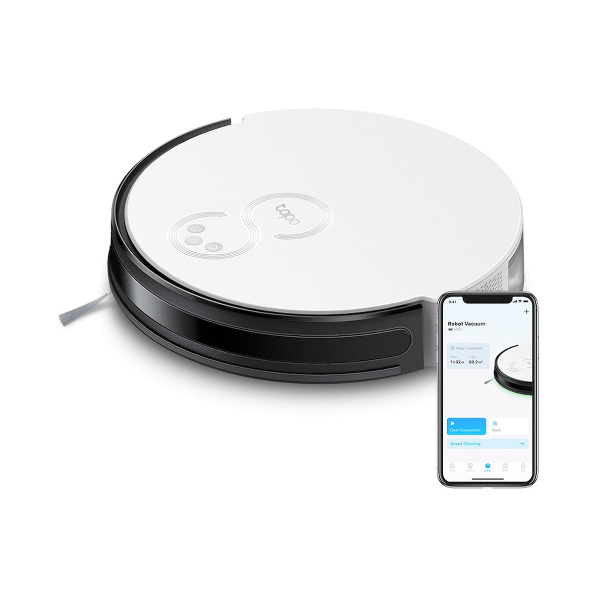 TP-Link Tapo RV10 Lite - Robot Vacuum Cleaner, Gyroscope, 2600mah