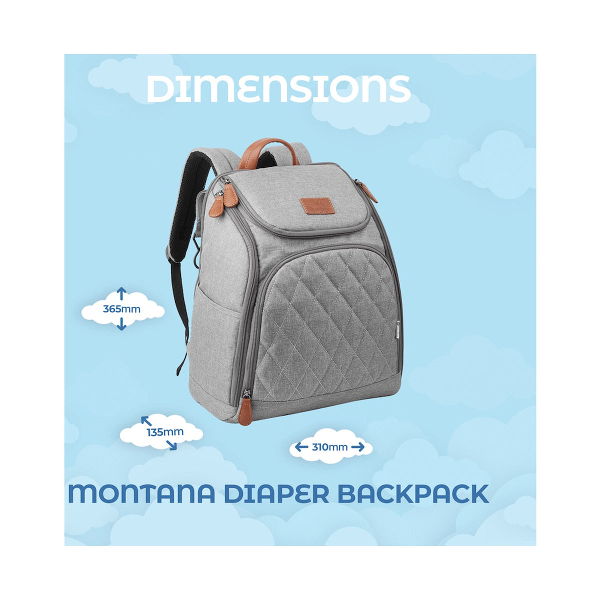 Totes Babe Montana Diaper Backpack