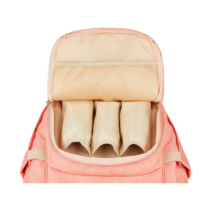 Totes Babe Alma 18l Diaper Backpack - Peach
