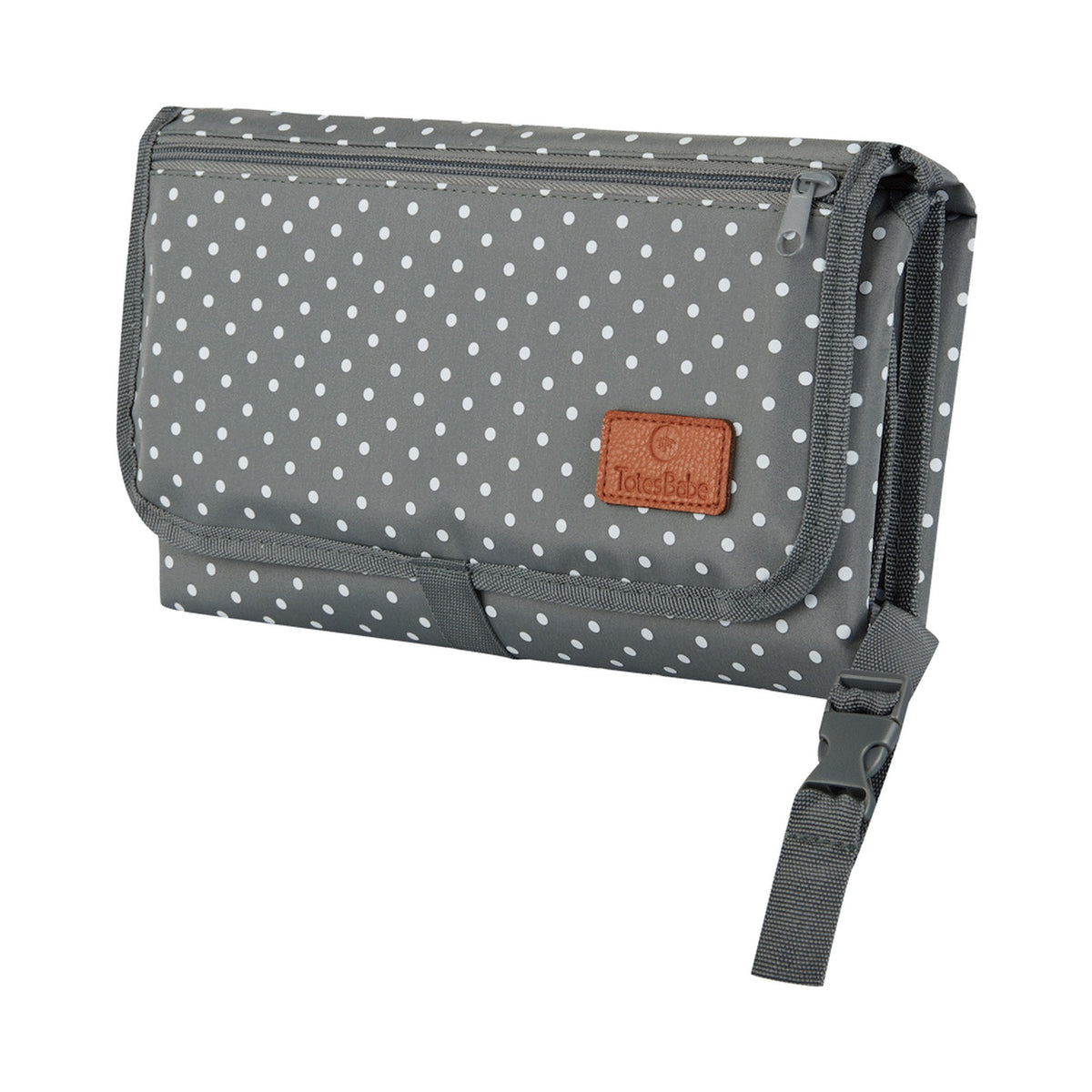 Totes Babe Dotty Series Changing Mat - Grey