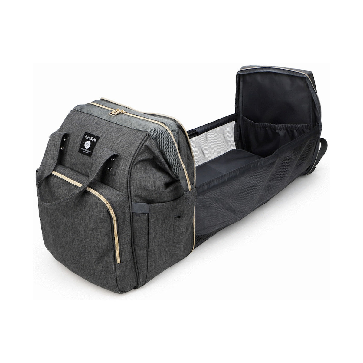 Totes Babe Alma Convertible Diaper Backpack - Dark Grey