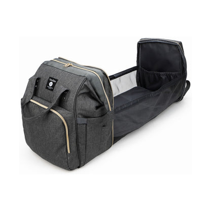 Totes Babe Alma Convertible Diaper Backpack - Dark Grey