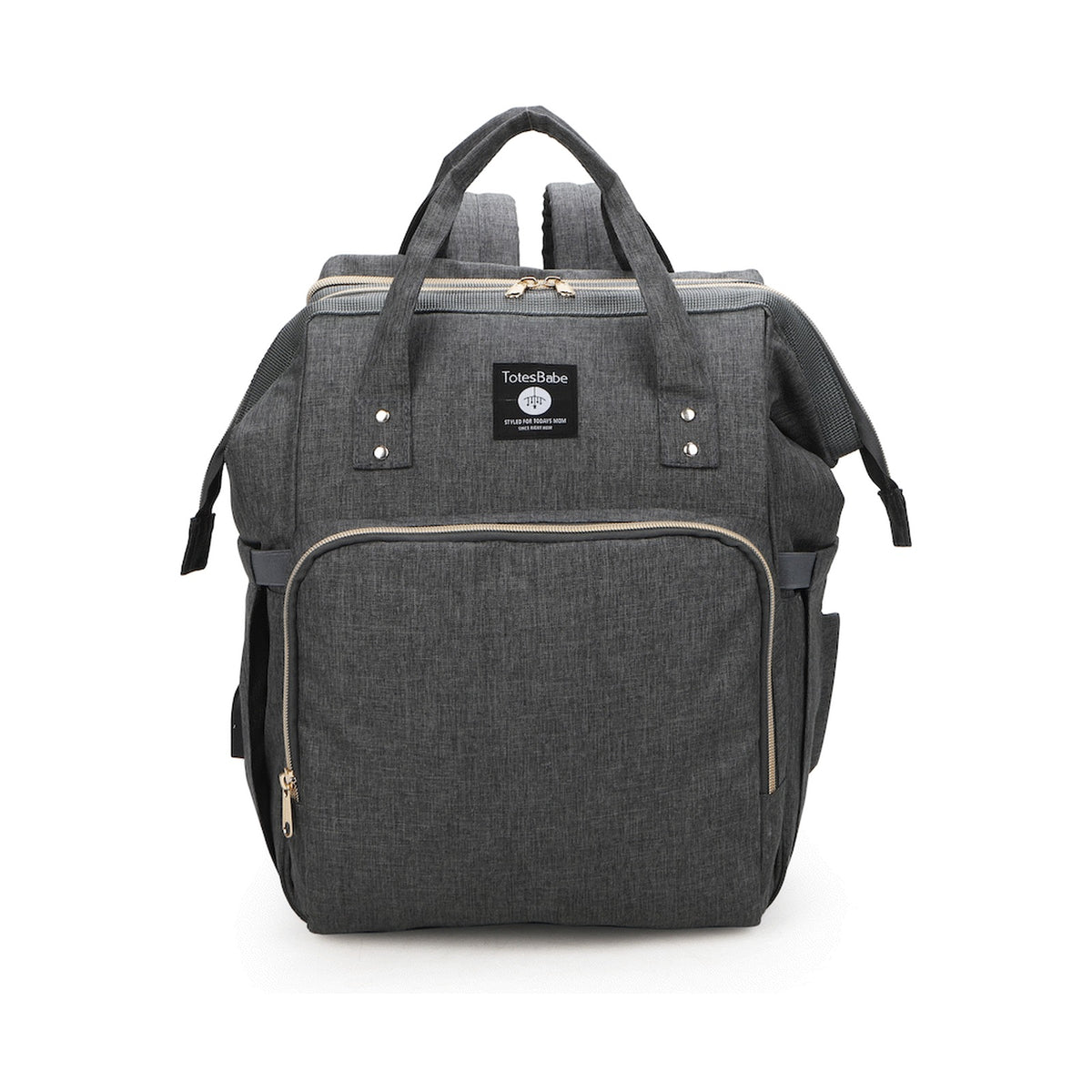 Totes Babe Alma Convertible Diaper Backpack - Dark Grey