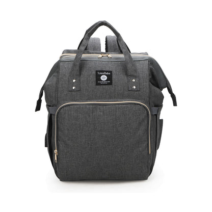 Totes Babe Alma Convertible Diaper Backpack - Dark Grey