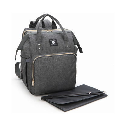 Totes Babe Alma Convertible Diaper Backpack - Dark Grey