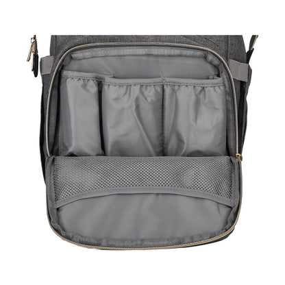 Totes Babe Alma Diaper Backpack Colourblock - Grey/Charcoal