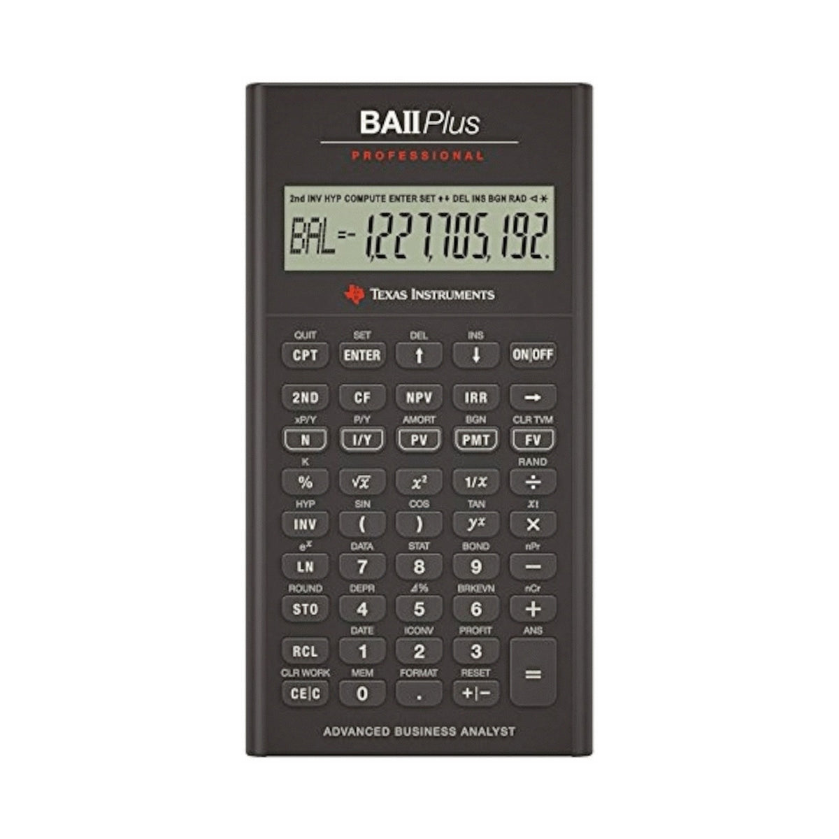 Texas Instruments BA II Plus Professional Financial Calculator