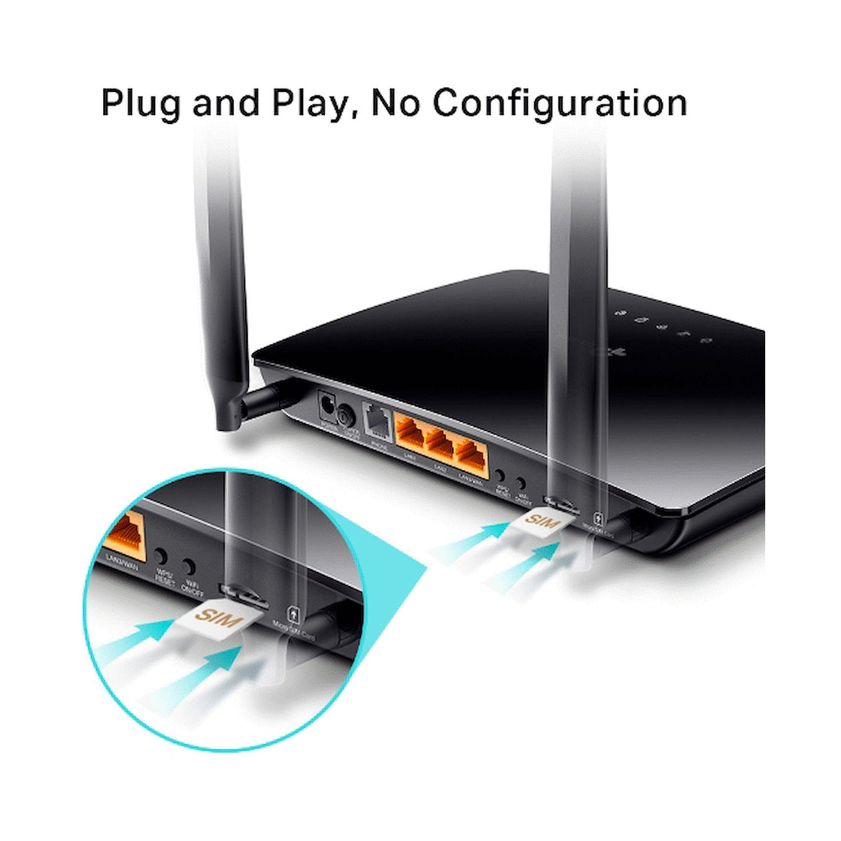 TP-Link TL-MR6500V 300Mbps Wireless N 4G LTE Router + VoIP