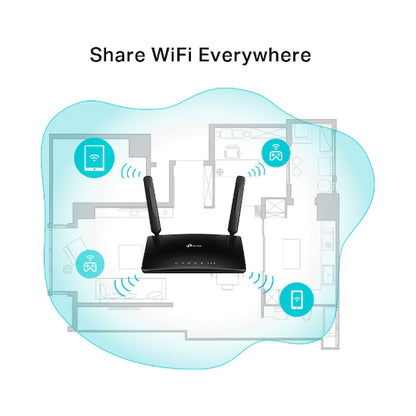 TP-Link TL-MR6500V 300Mbps Wireless N 4G LTE Router + VoIP