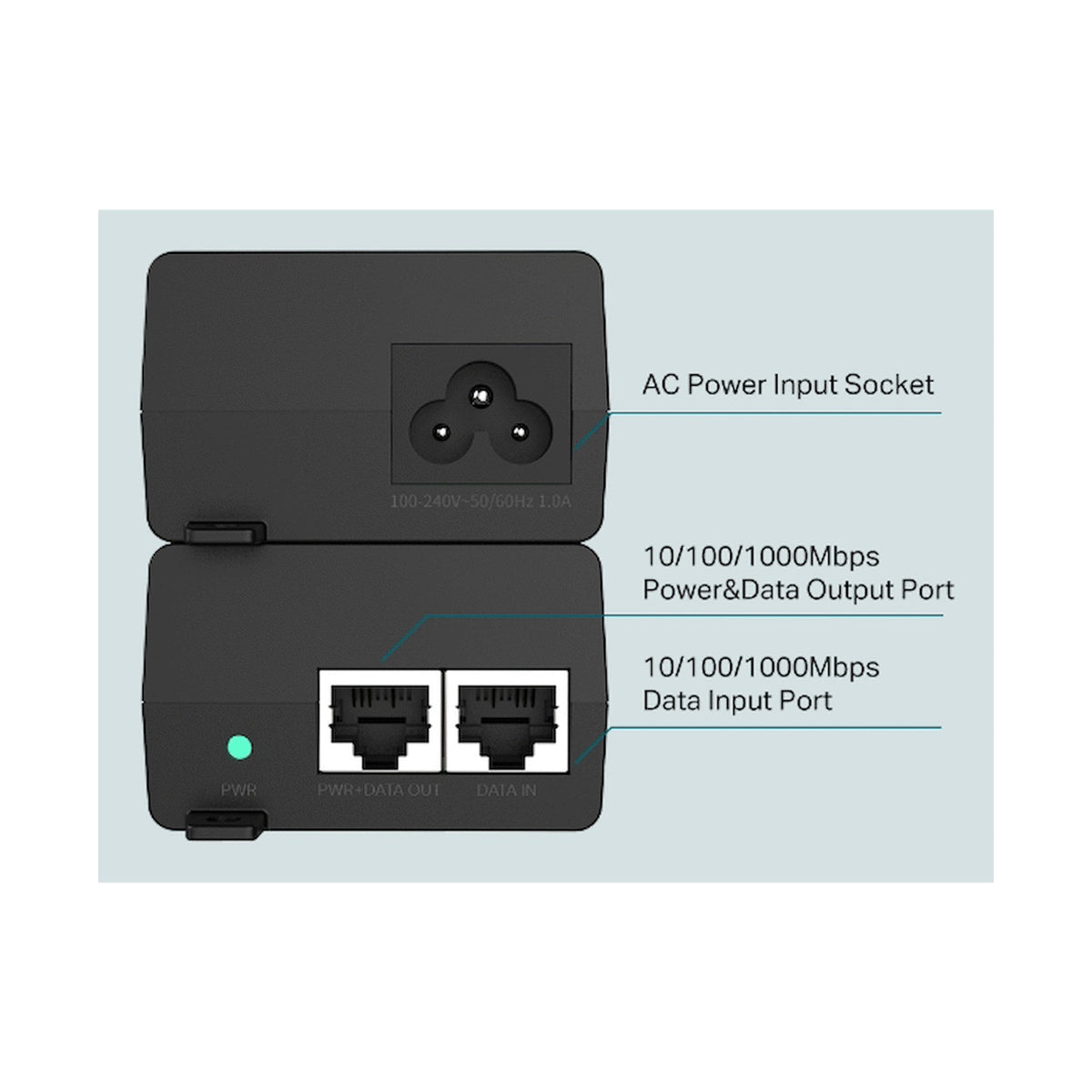 TP-Link TL-POE160S PoE+ Injector