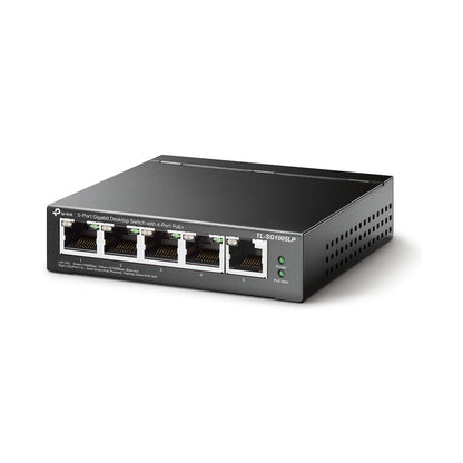 TP-Link TL-SG1005LP 5-Port Gigabit Desktop Switch with 4-Port PoE+