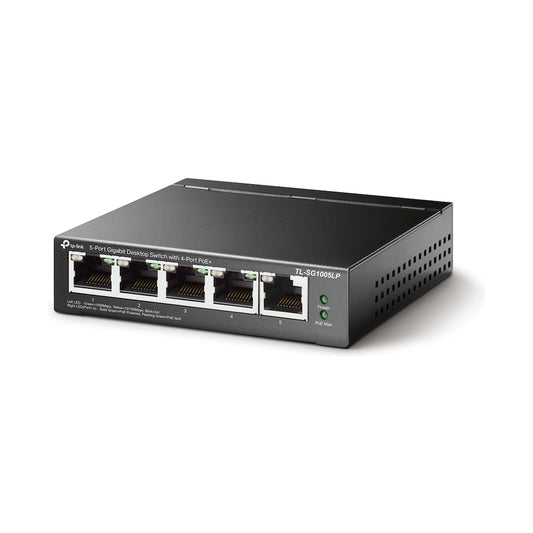 TP-Link TL-SG1005LP 5-Port Gigabit Desktop Switch with 4-Port PoE+