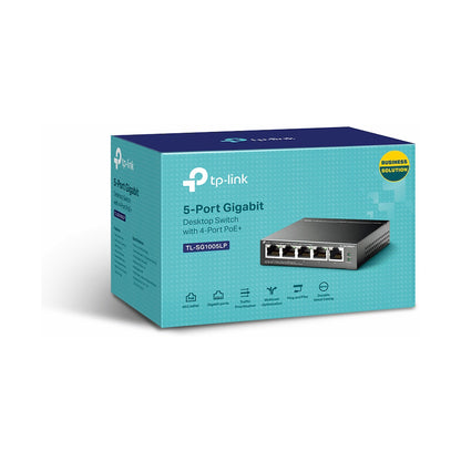 TP-Link TL-SG1005LP 5-Port Gigabit Desktop Switch with 4-Port PoE+