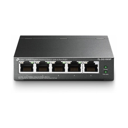 TP-Link TL-SG1005P 5-Port Gigabit Desktop Switch with 4-Port PoE+