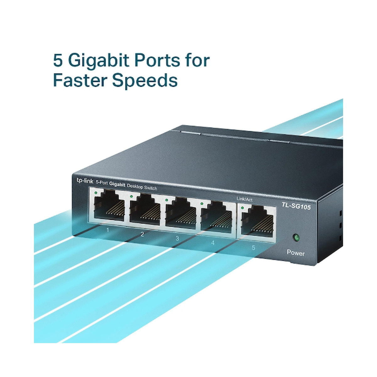 TP-Link TL-SG105 5-Port Gigabit Desktop Switch