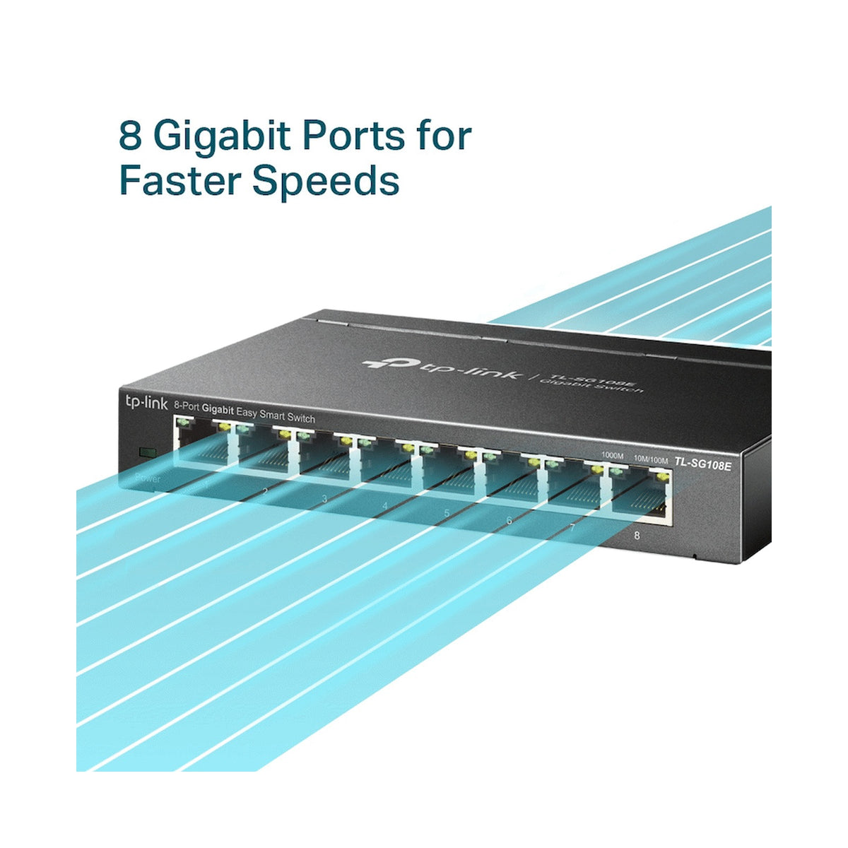 TP-Link TL-SG108E 8-Port Gigabit Easy Smart Switch