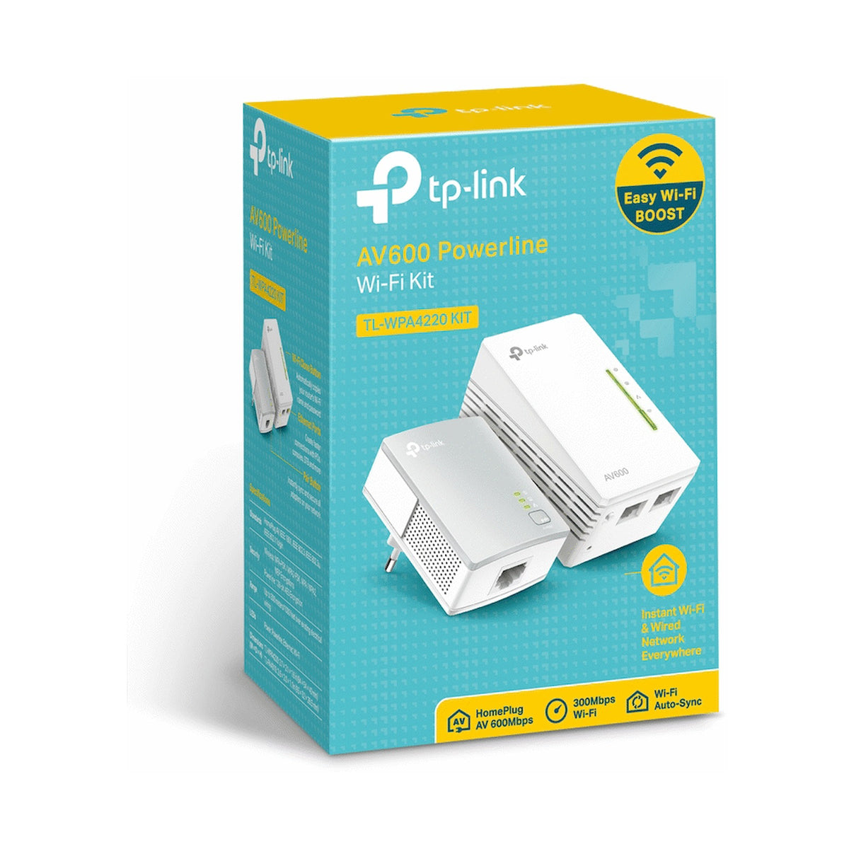 TP-Link TL-WPA4220 KIT AV600 Powerline Wi-Fi Kit