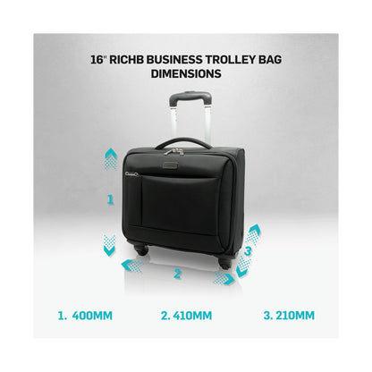 Travelwize RichB Business Trolley 16" - Black
