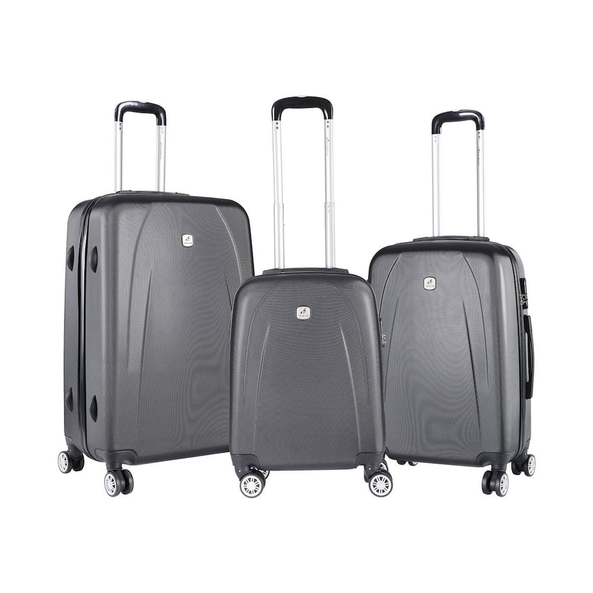 Travelwize Stratus ABS 3-Piece Set - Dark Grey