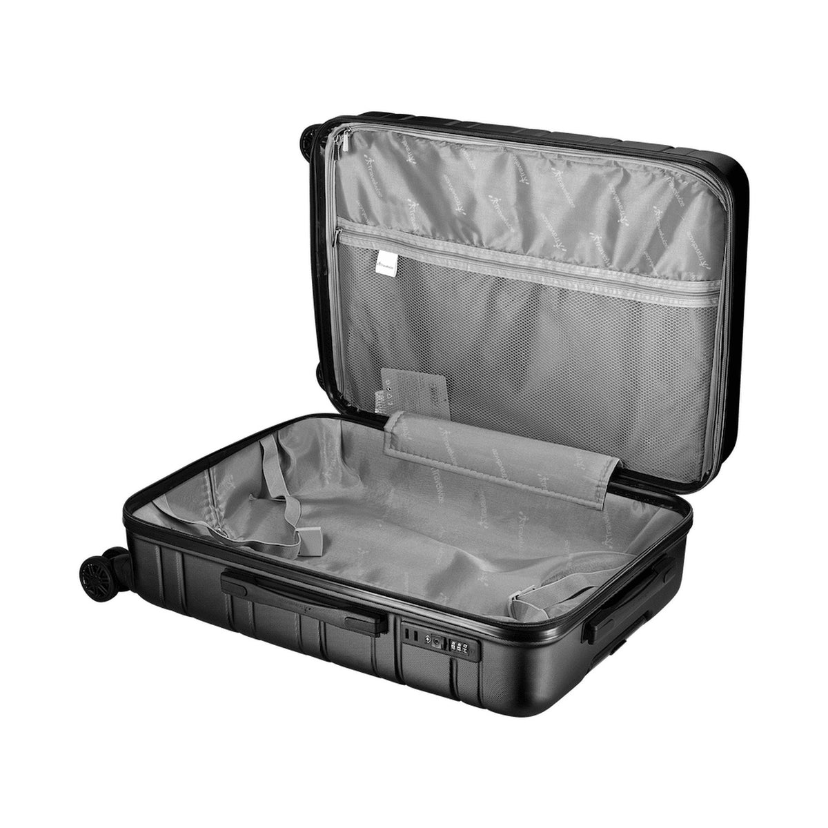 Travelwize Cabana ABS 4-Wheel Spinner 65cm Luggage - Black