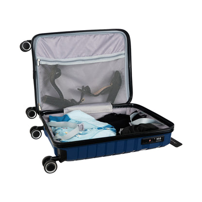 Travelwize Java PP 4-Wheel Spinner 55cm Luggage - Azure
