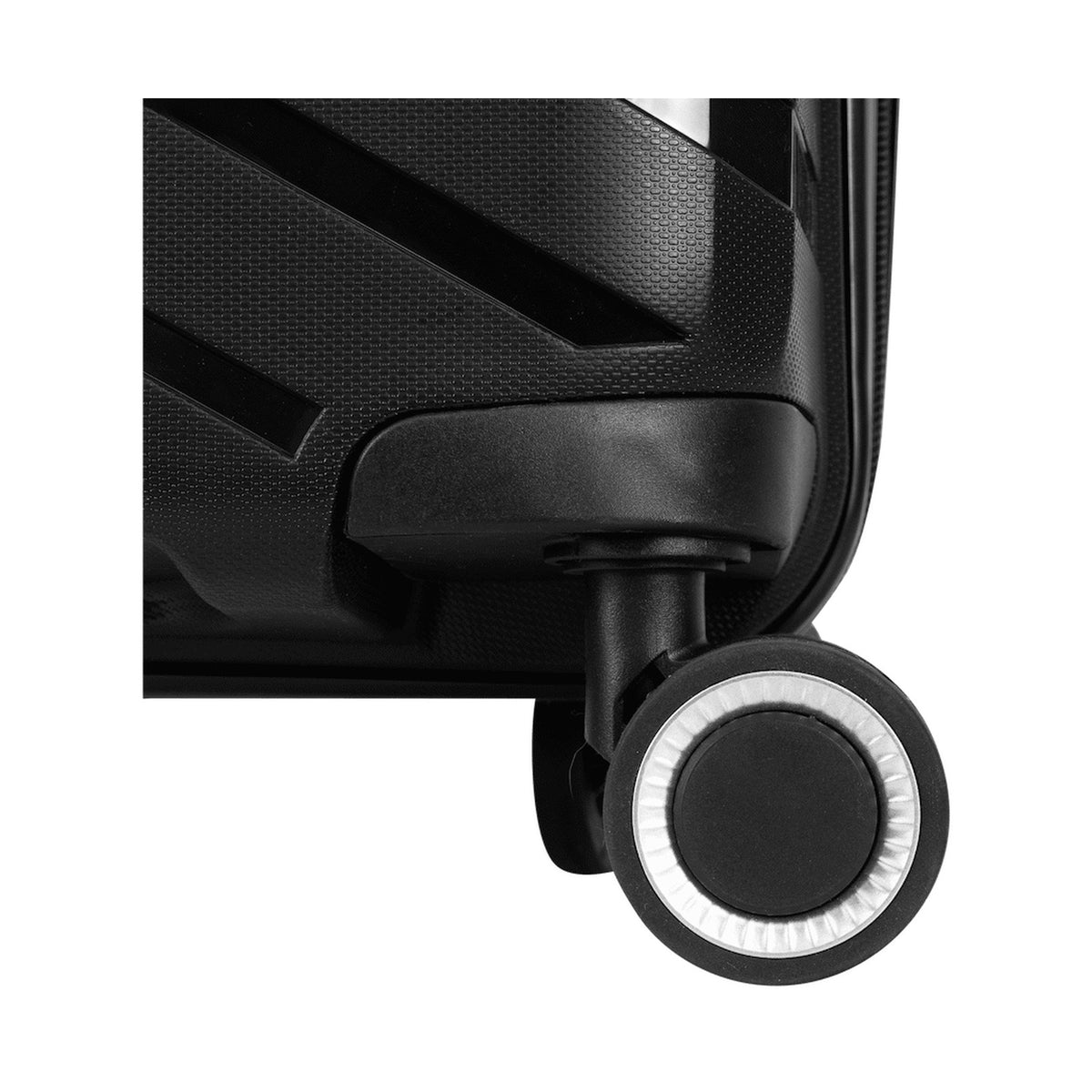 Travelwize Java PP 4-Wheel Spinner 55cm Luggage - Black