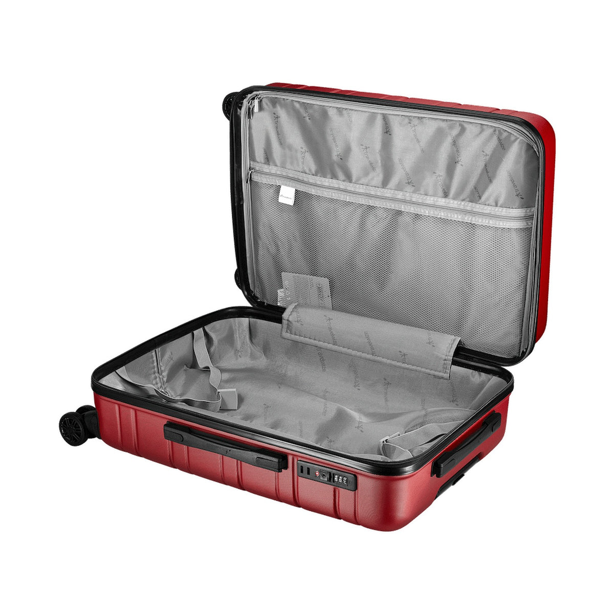 Travelwize Bondi ABS 4-Wheel Spinner 65cm Luggage - Red