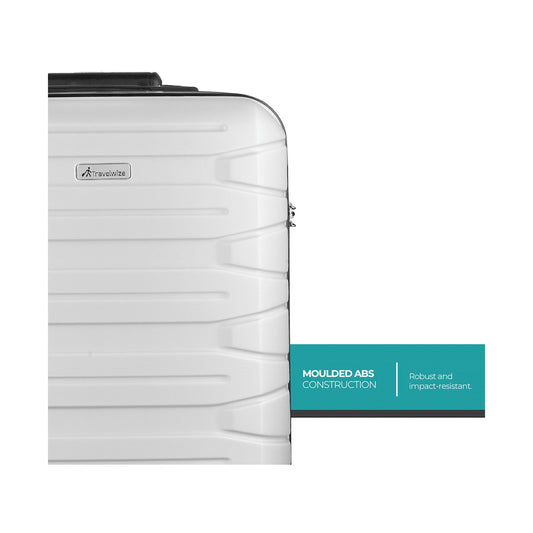 Travelwize Cabana ABS 4-Wheel Spinner 65cm Luggage - Platinum