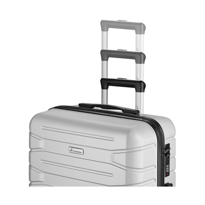 Travelwize Cabana ABS 4-Wheel Spinner 65cm Luggage - Platinum
