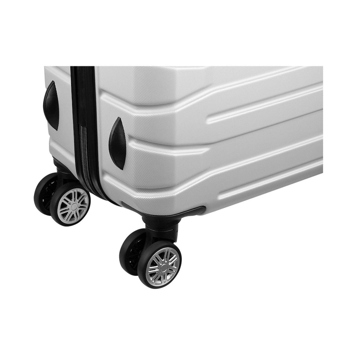 Travelwize Cabana ABS 4-Wheel Spinner 65cm Luggage - Platinum