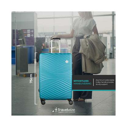 Travelwize Maui ABS 4-Wheel Spinner 75cm Luggage - Ocean