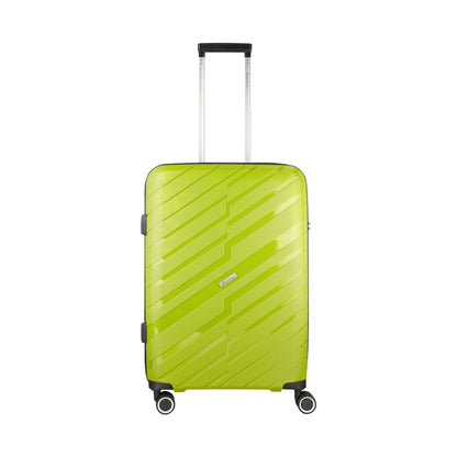 Travelwize Java PP 4-Wheel Spinner 65cm Luggage - Lime