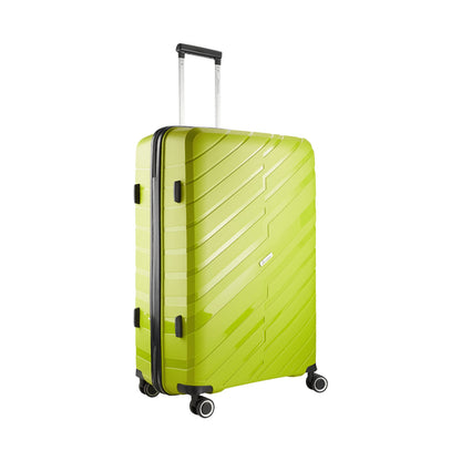 Travelwize Java PP 4-Wheel Spinner 75cm Luggage - Lime