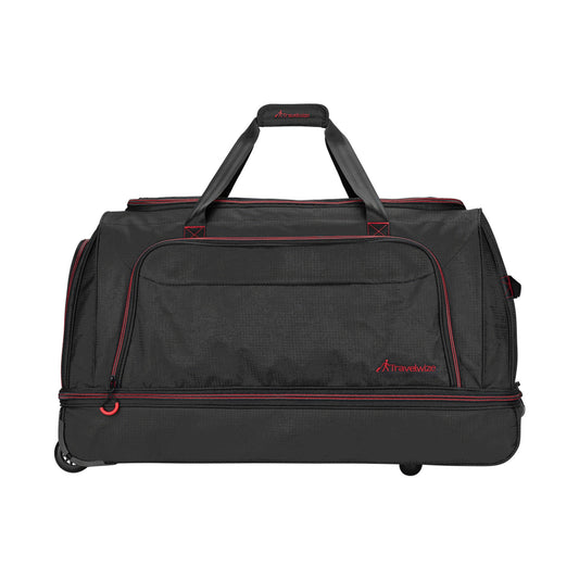 Travelwize Asteroid Trolley Duffle - Black/Red