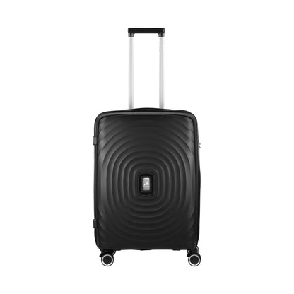 Travelwize Ripple PP 4-Wheel Spinner 65cm Luggage - Black