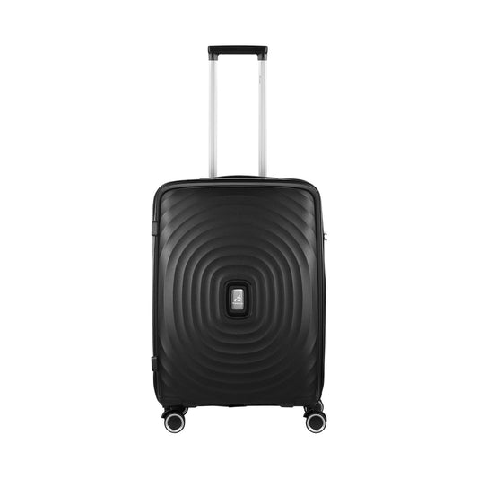 Travelwize Ripple PP 4-Wheel Spinner 65cm Luggage - Black