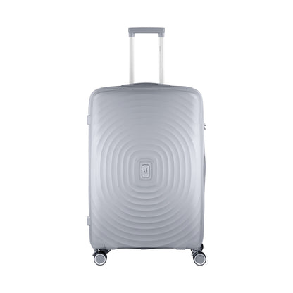Travelwize Ripple PP 4-Wheel Spinner 3 Pc Luggage Set - Platinum