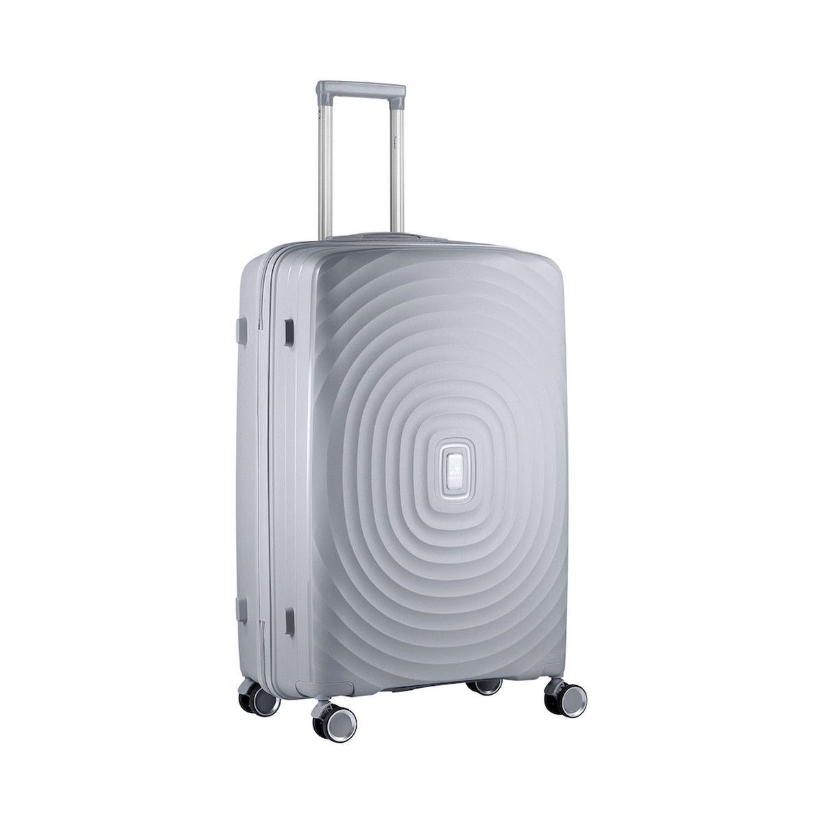 Travelwize Ripple PP 4-Wheel Spinner 3 Pc Luggage Set - Platinum