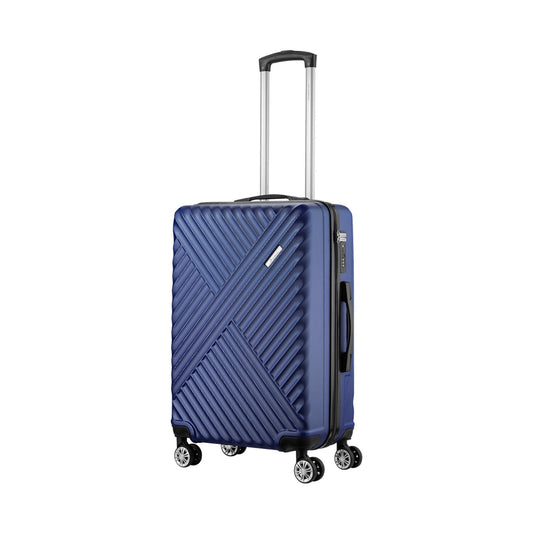 Travelwize Astra ABS 67cm 4-Wheel Spinner Luggage - Navy