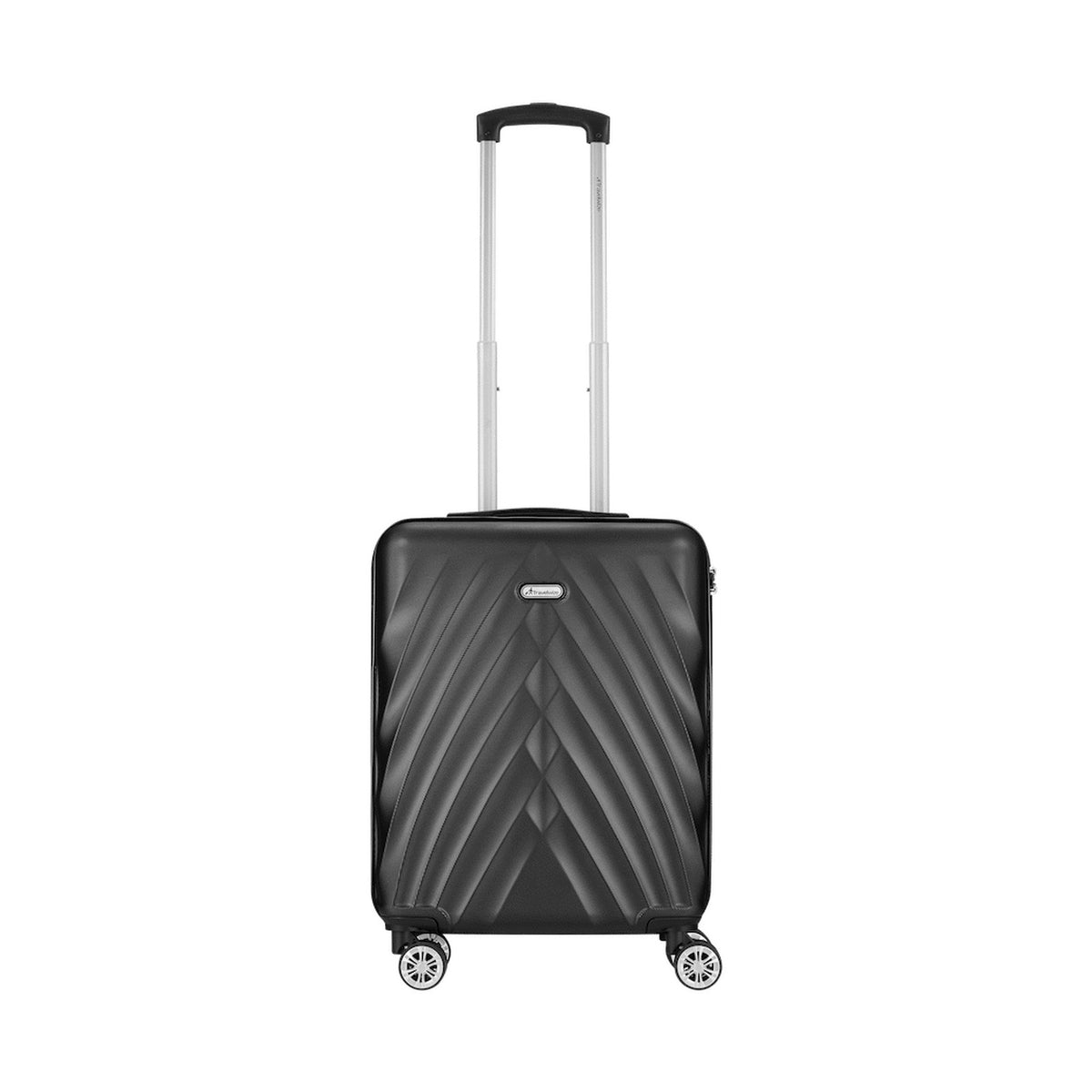 Travelwize Terra ABS 55cm 4-Wheel Spinner Luggage - Black
