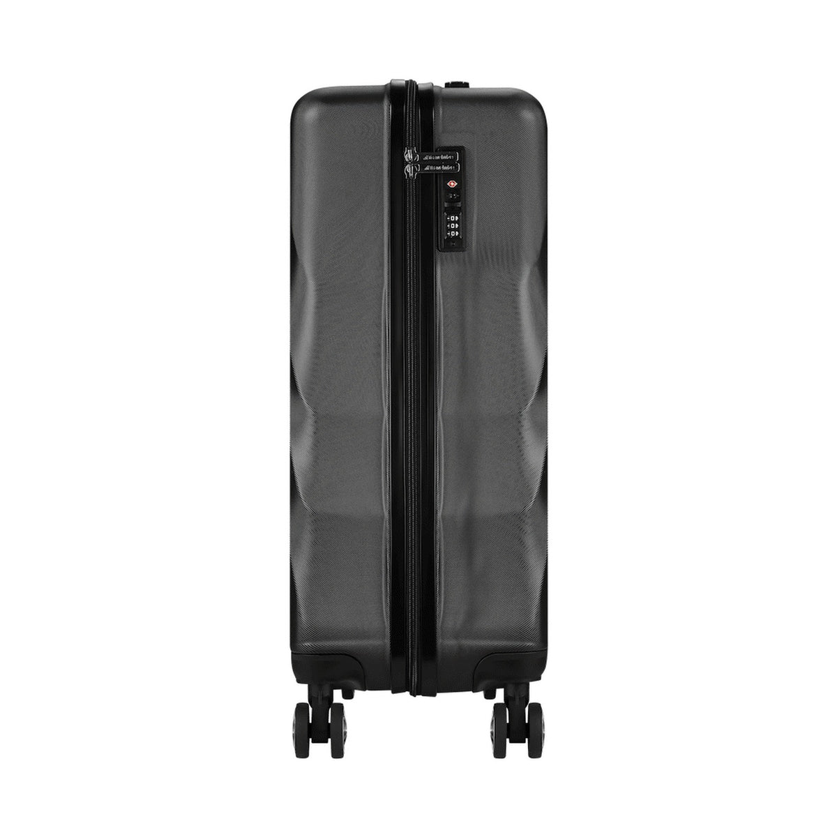 Travelwize Terra ABS 55cm 4-Wheel Spinner Luggage - Black