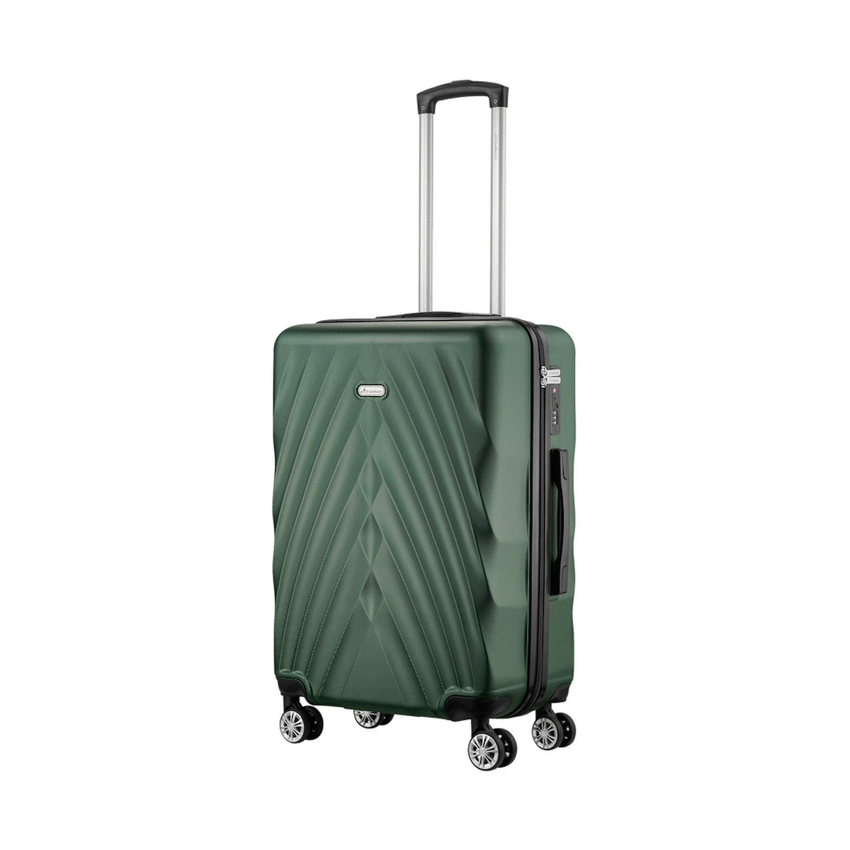 Travelwize Terra ABS 67cm 4-Wheel Spinner Luggage - Bottle