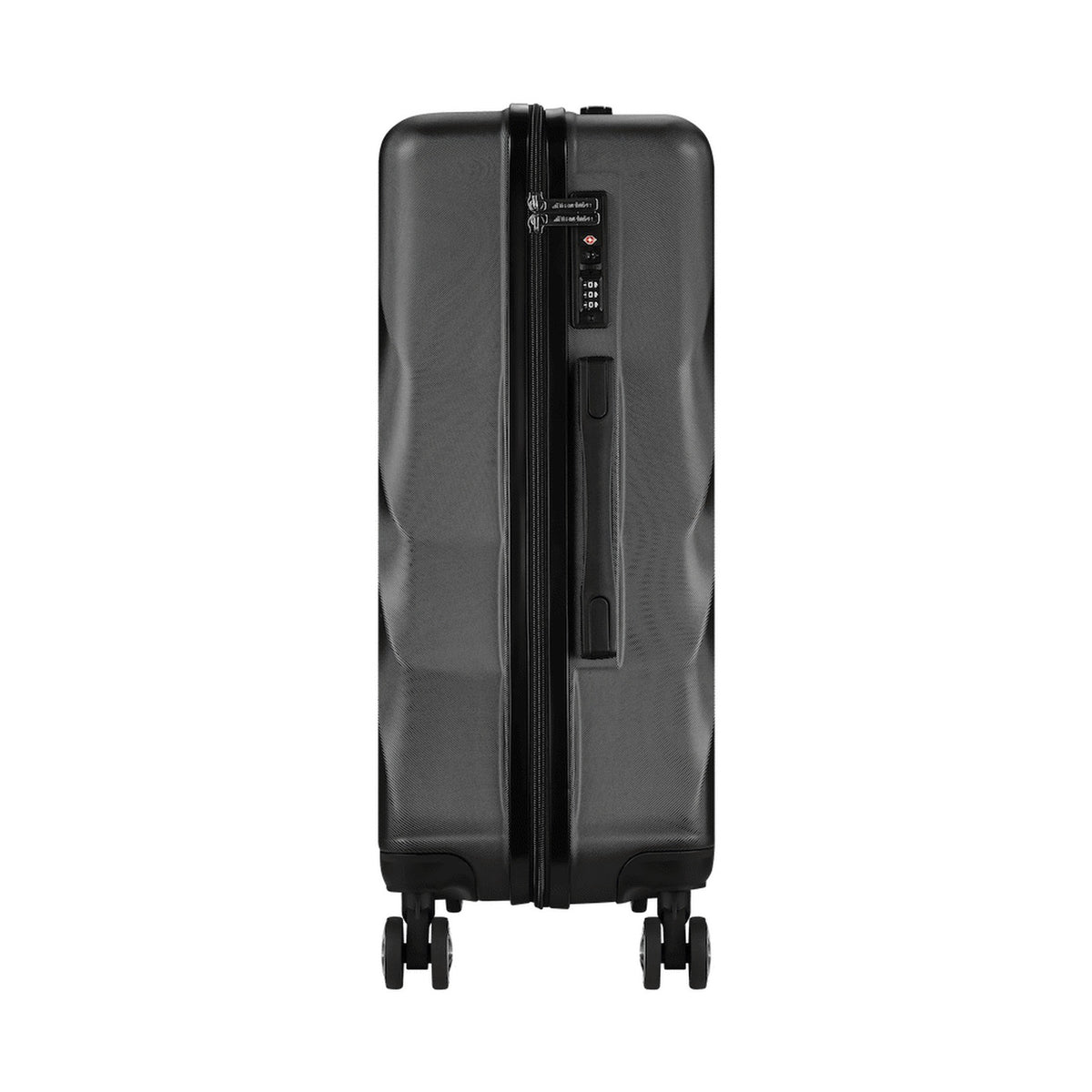 Travelwize Terra ABS 67cm 4-Wheel Spinner Luggage - Black